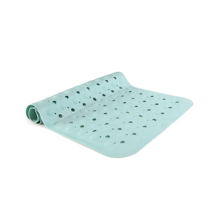 Kenney Mfg TPE Bath Shower, and Tub Mat, Dusty Blue KN67263